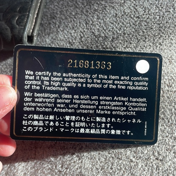 Chanel Camelia gold dusted compact trifold wallet with front snap closure w COA! - Picture 7 of 11